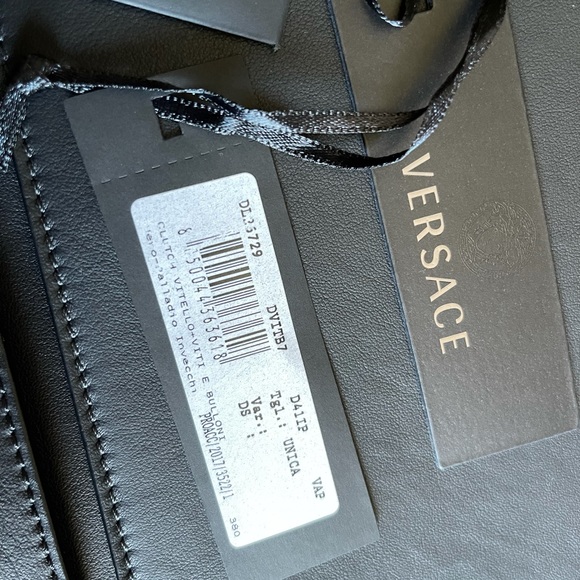 Versace clutch - unisex - authentic - leather - Picture 6 of 7